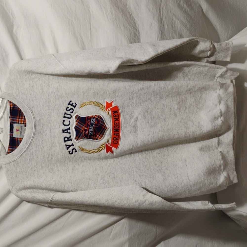 (D-3) SALE! RARE! NWOT Syracuse Orangemen Embassy Vintage Sweatshirt Sz.XL